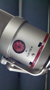 Neumann TLM 170 condenser microphone closeup view polar pattern selector