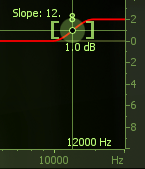 EQ for air using a high shelf