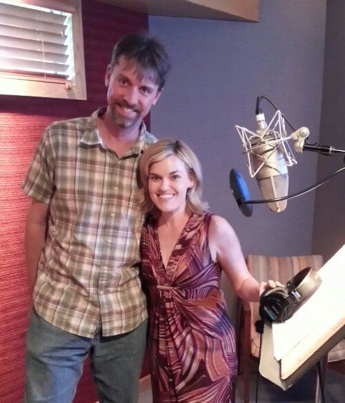 In studio with Kari Wahlgren, recorded on a Neumann m149 microphone